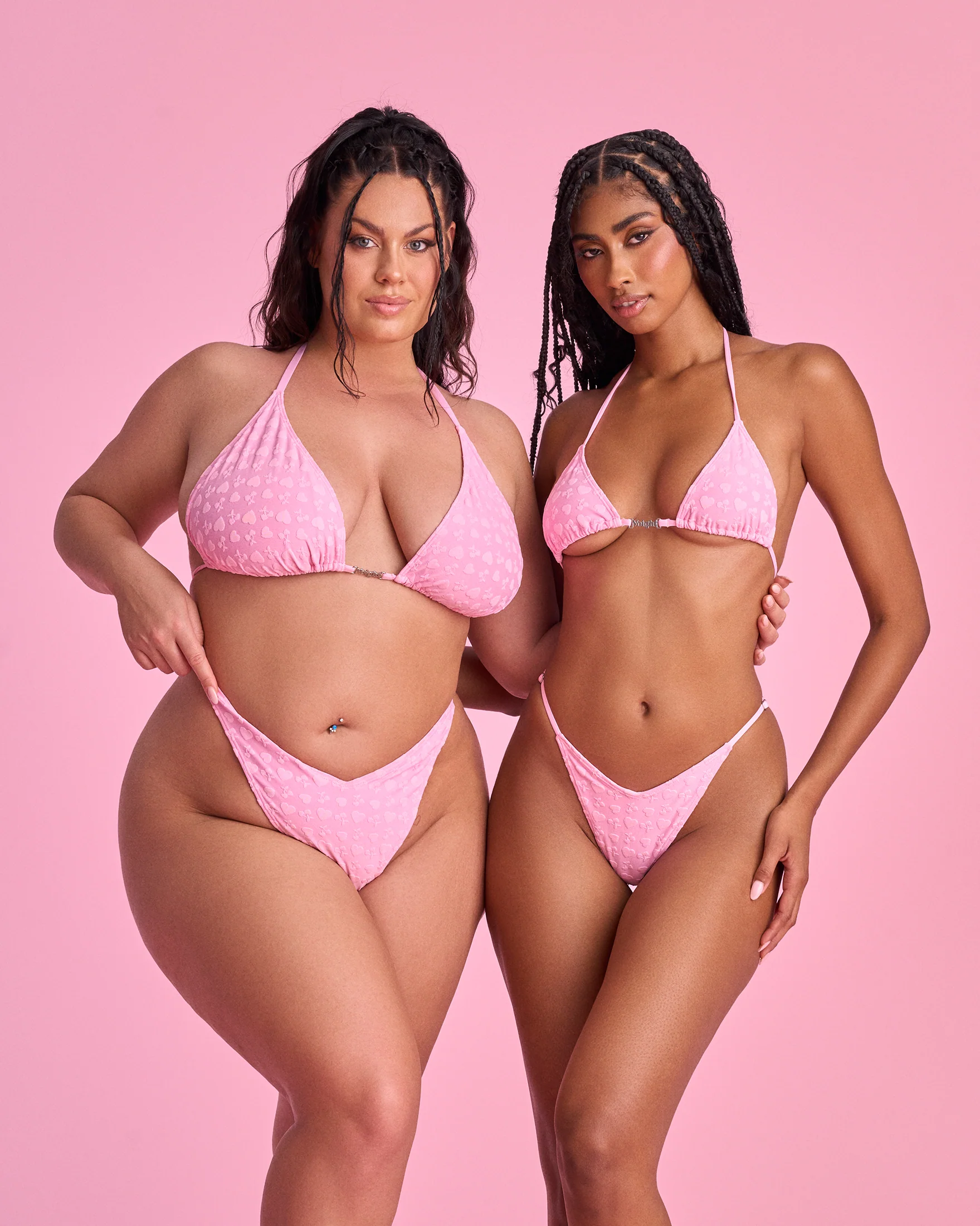 Cherrybomb V-kini Set in Pink - Image 6