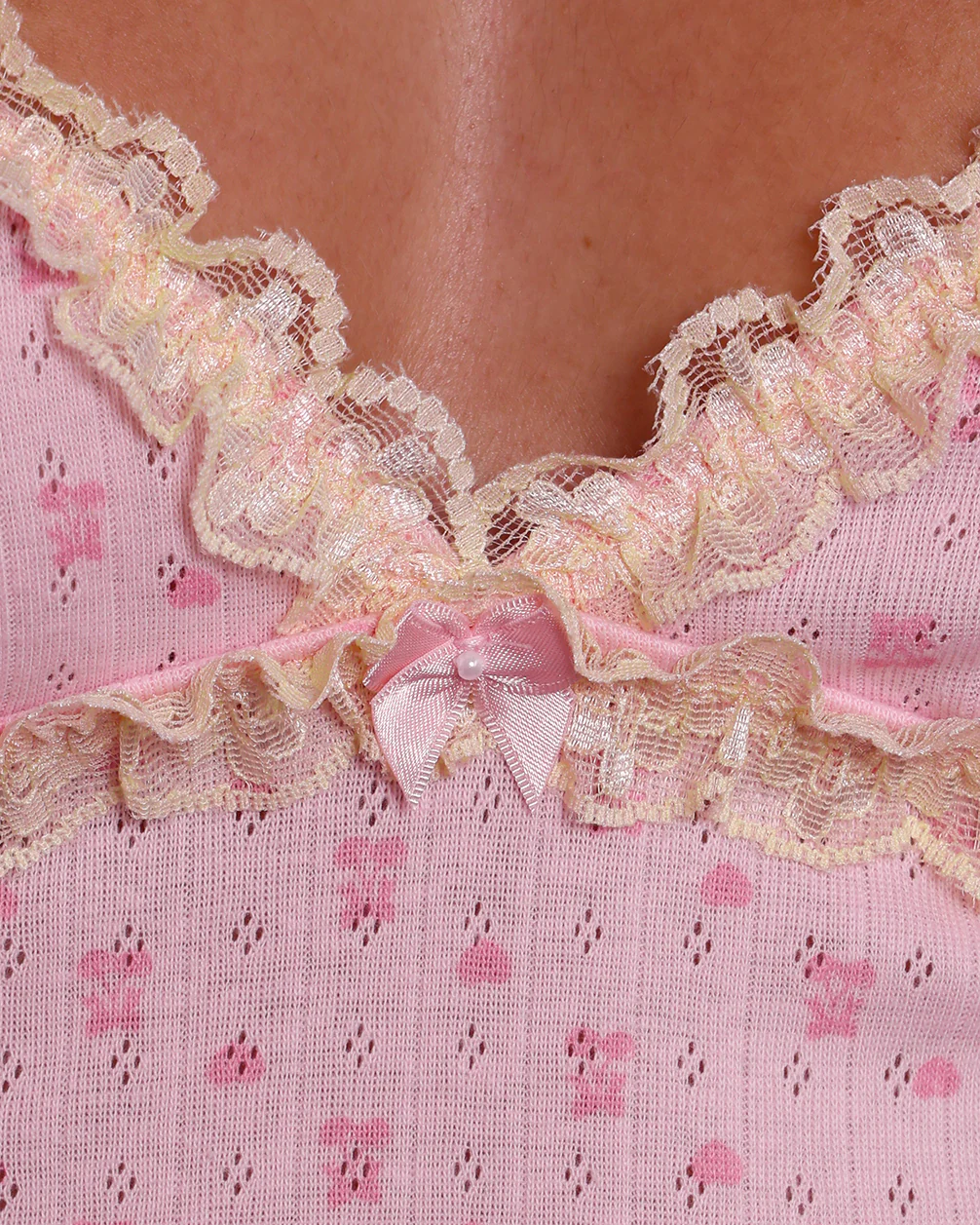 Shelley Tank + Panty Set in Pink - Image 7