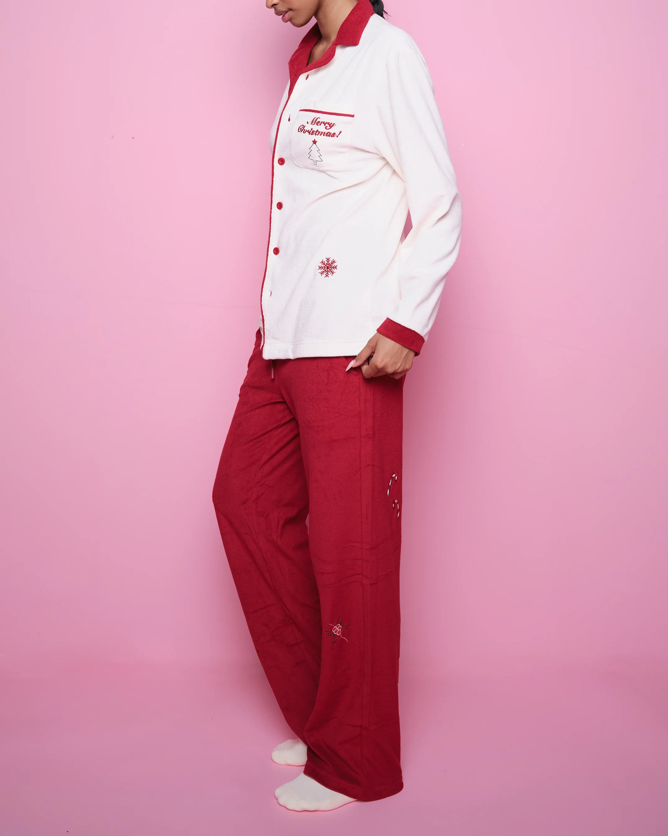 Holiday Unisex Wide-Leg PJ Pant - Image 4