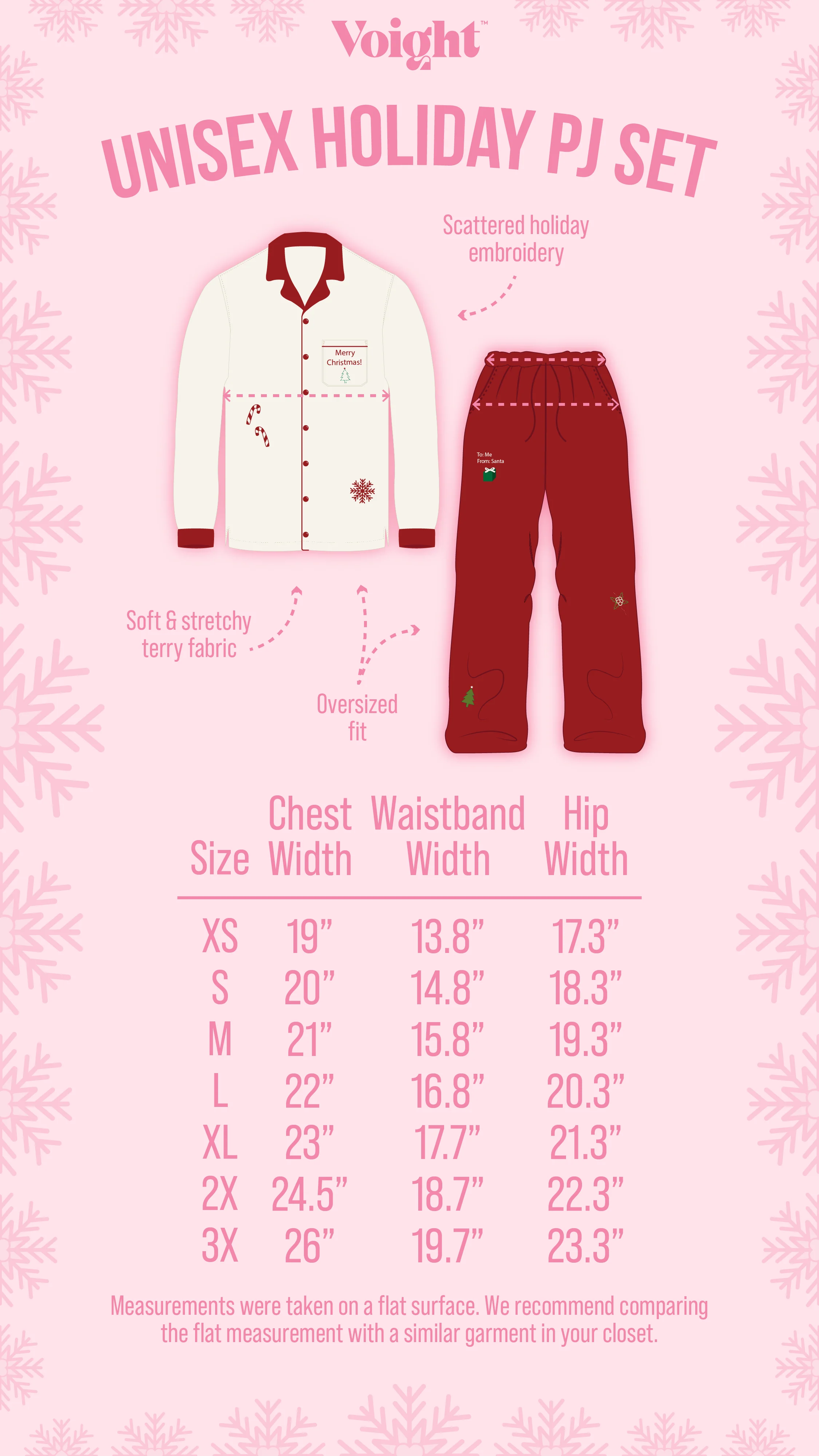 Holiday Unisex Wide-Leg PJ Pant - Image 7